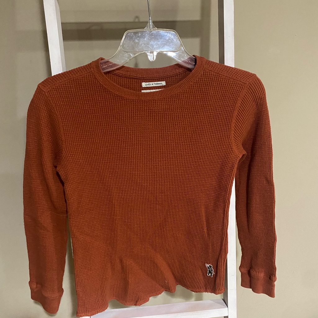 Lucky Brand Rust Thermal Top Youth 757
